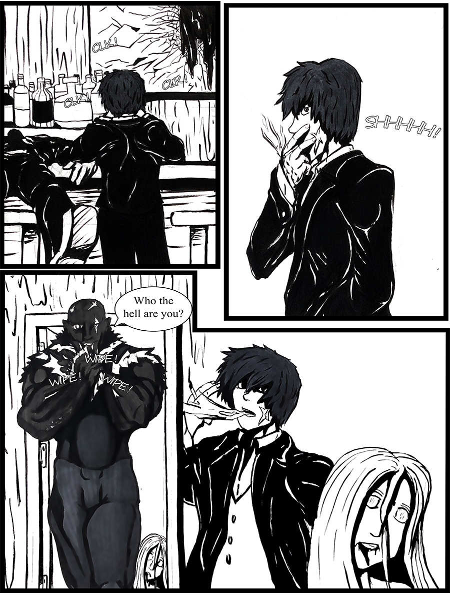 The murderer appears