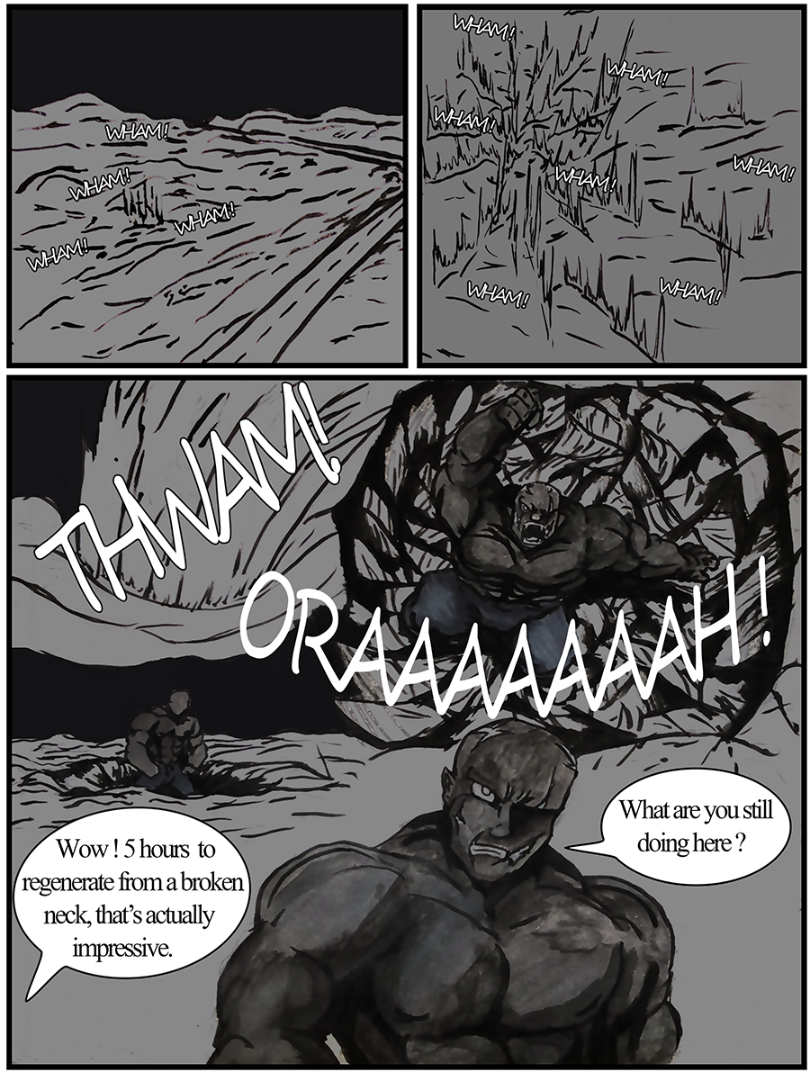Moran awakes and breaks free of his underground prison.