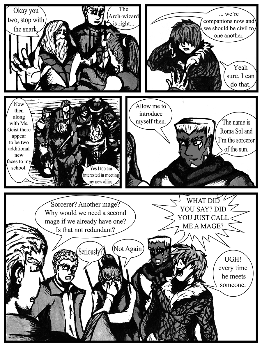 The Arch-Wizard settles the animosity between Rho and Lest.