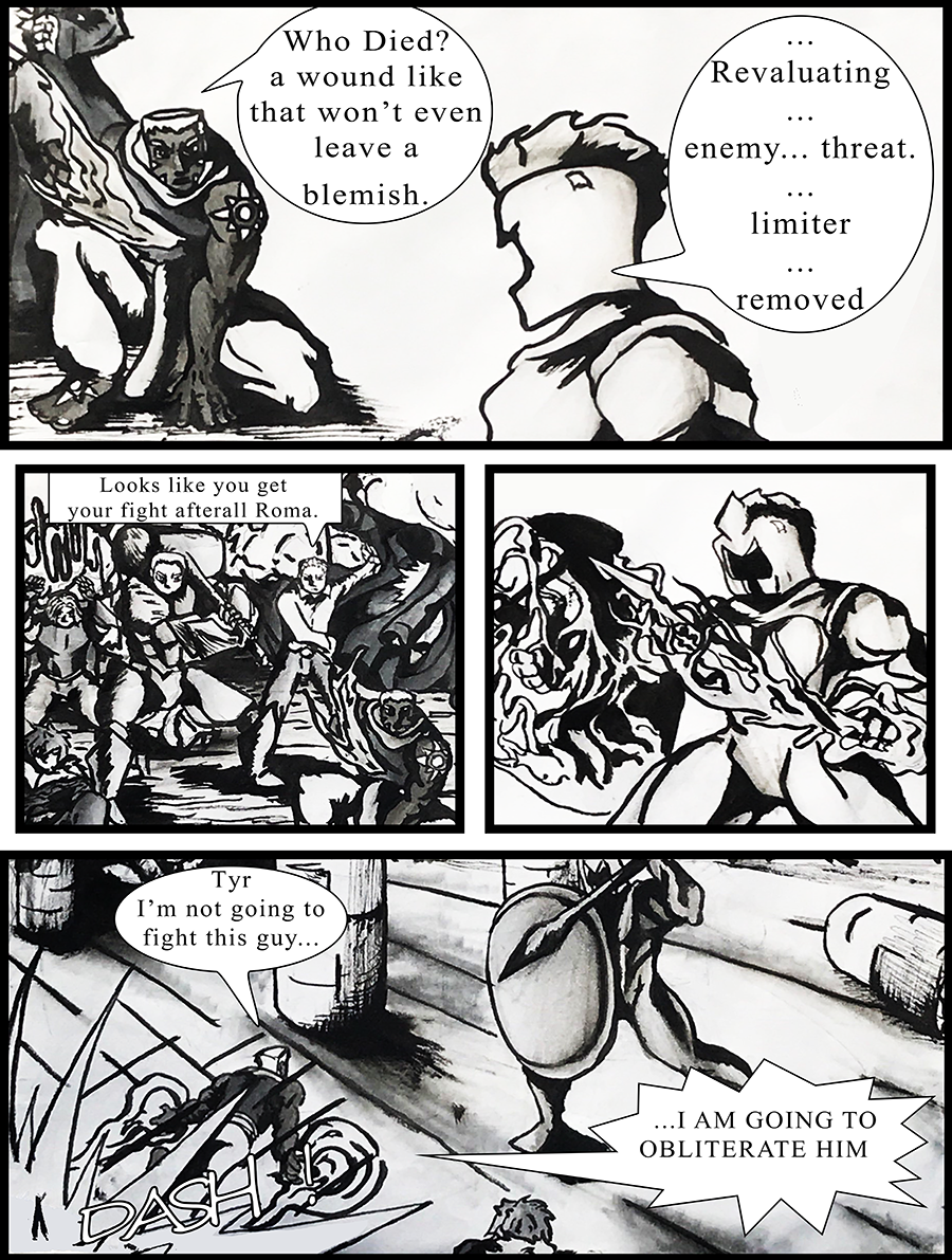 Roma recovers from the wound that would have been fatal for anyone else