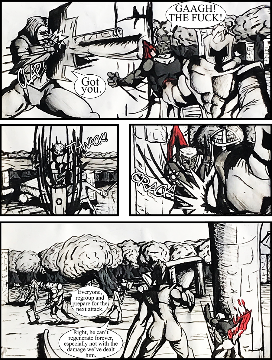 The party regroups and prepares for a second attack against the Golem