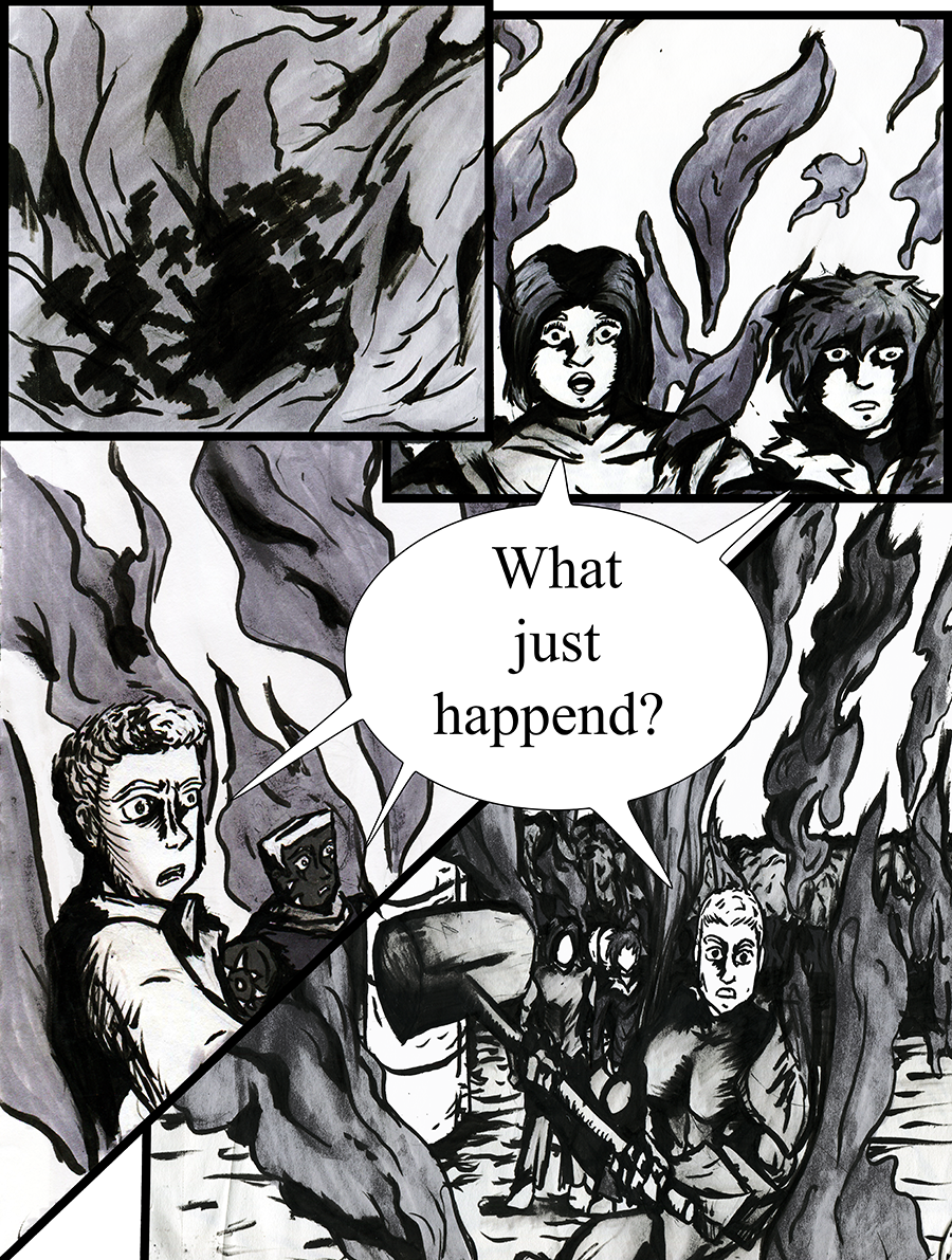 To the surprise of the party the survived the attack of the Golem.