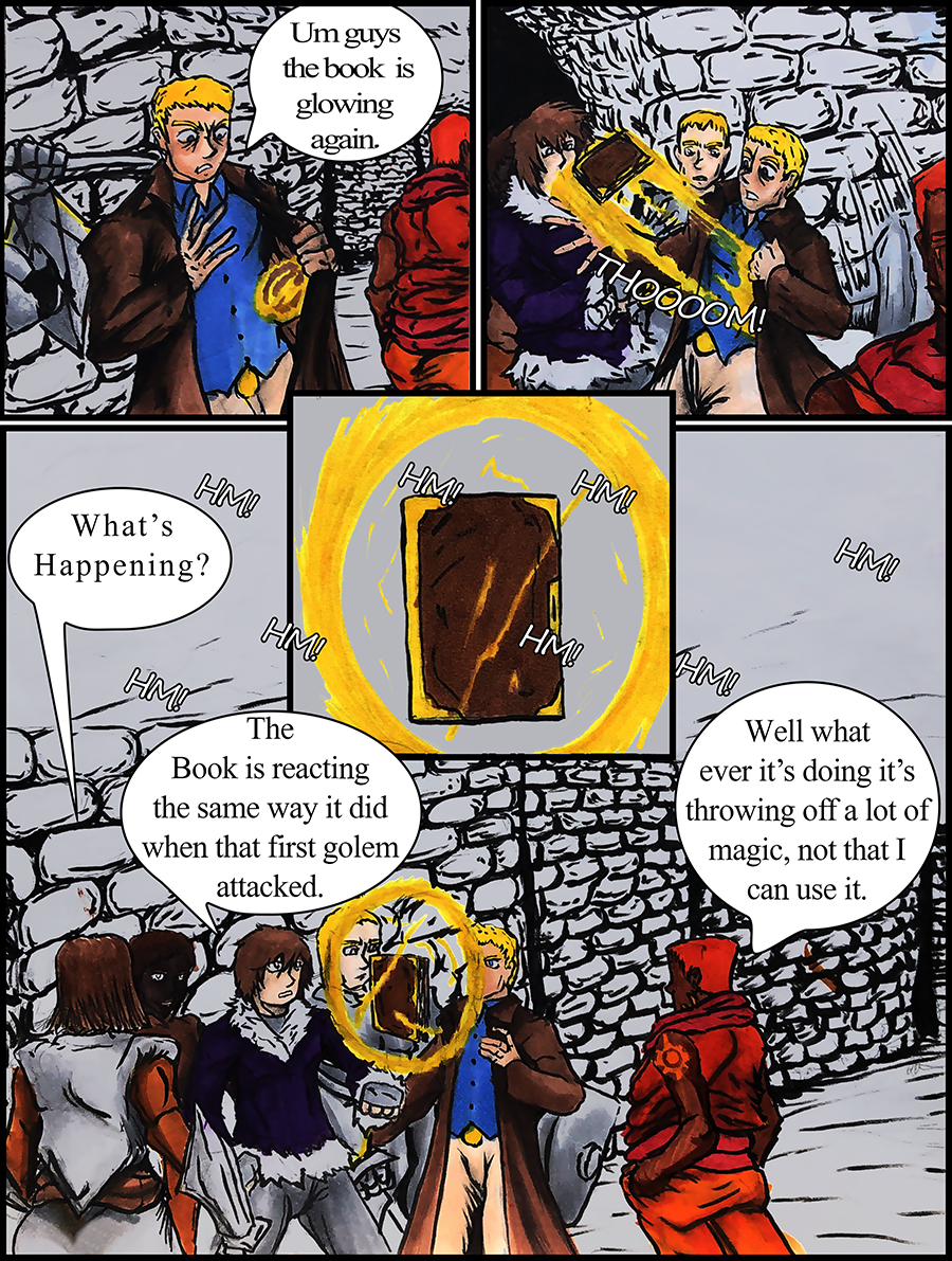 The magic book does magic things.