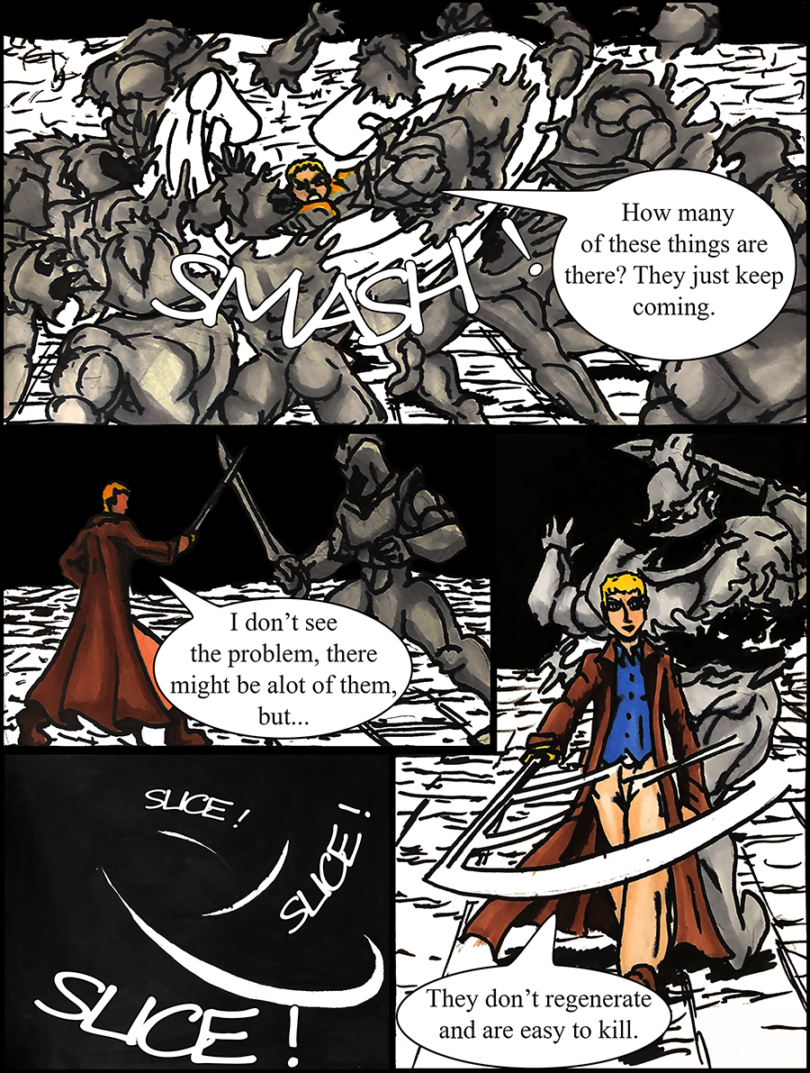 Tyr being Tyr and kicking ass up and down the street.