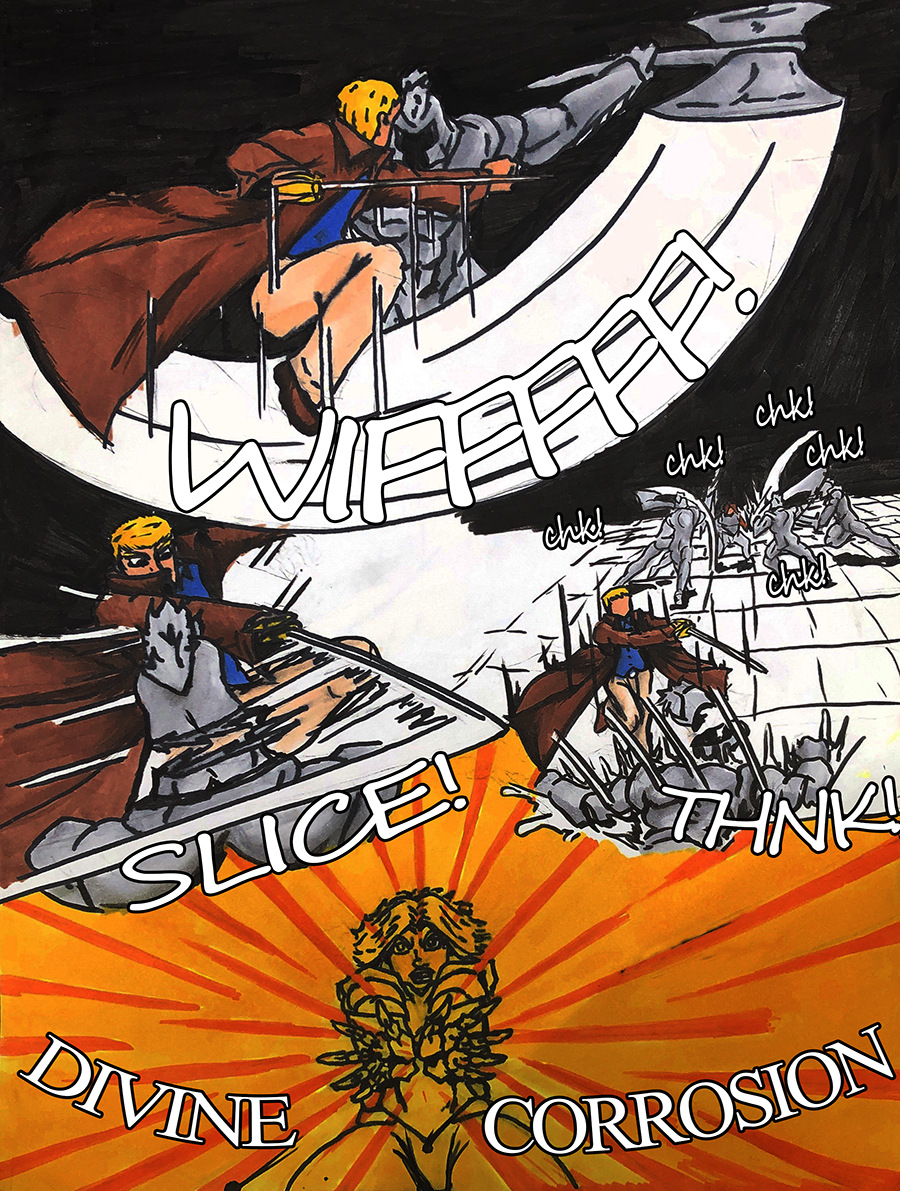 Tyr being Tyr and kicking ass up and down the street.