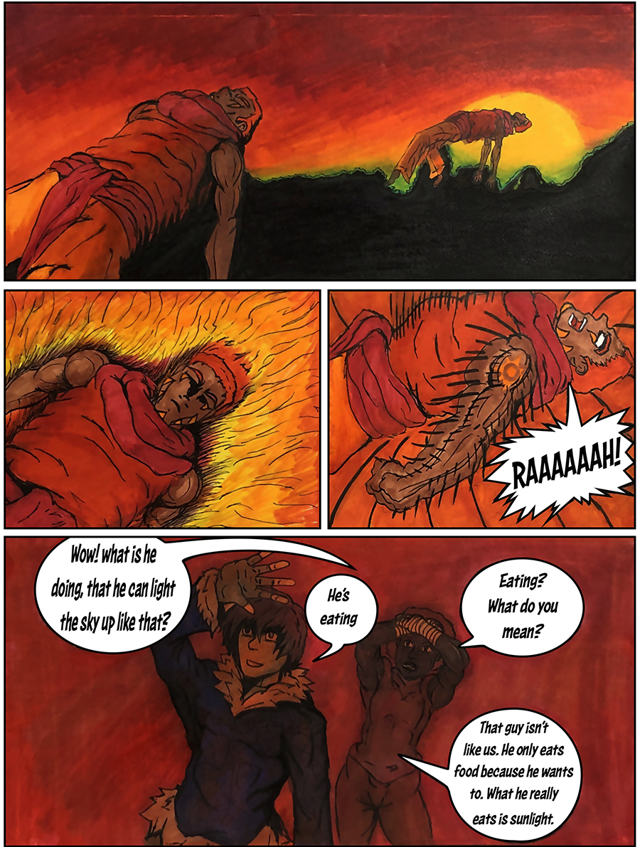 Roma recharges as the sun sets on the party.