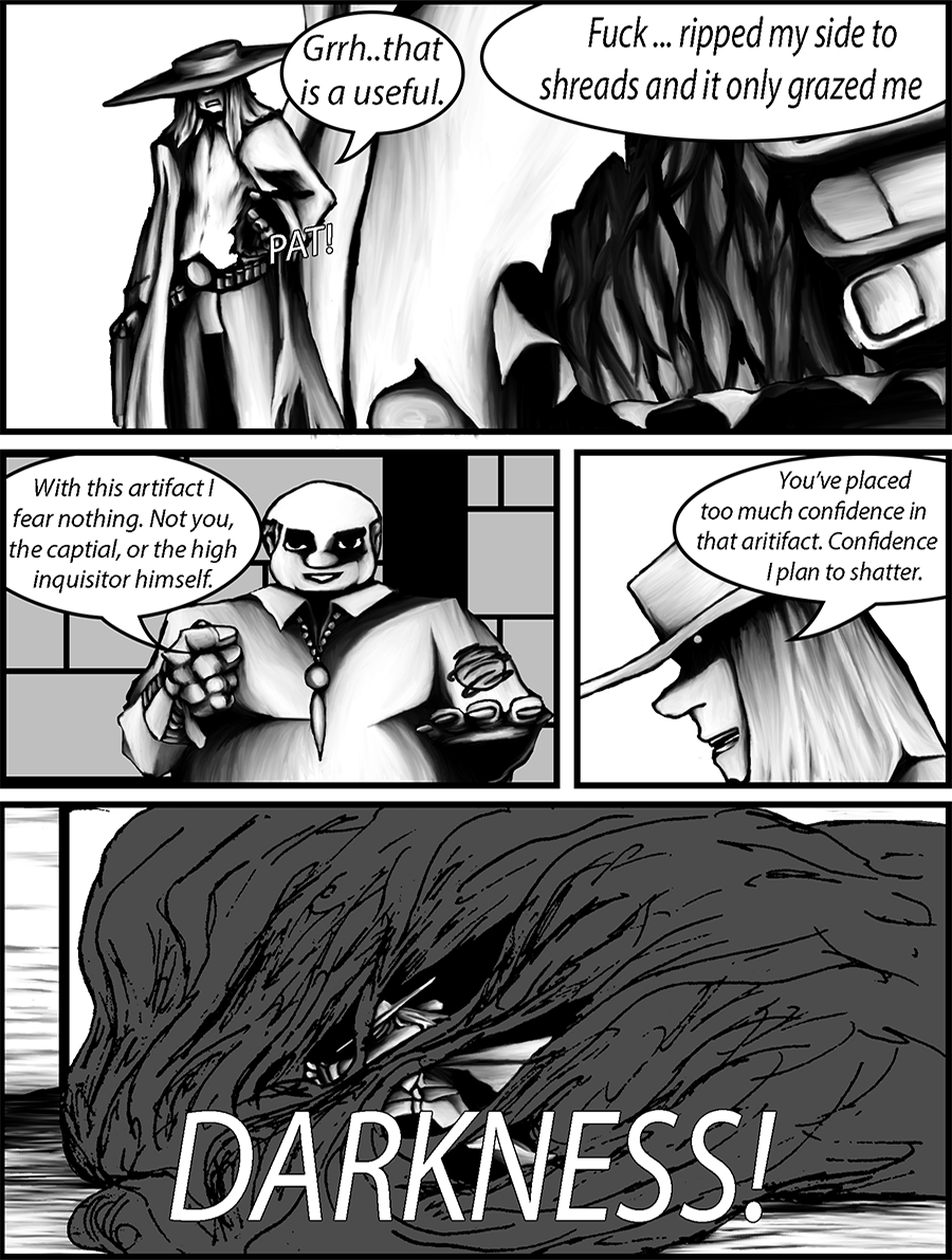 After nearly avoiding the Imposters attack, Arkland plans a tactical retreat.