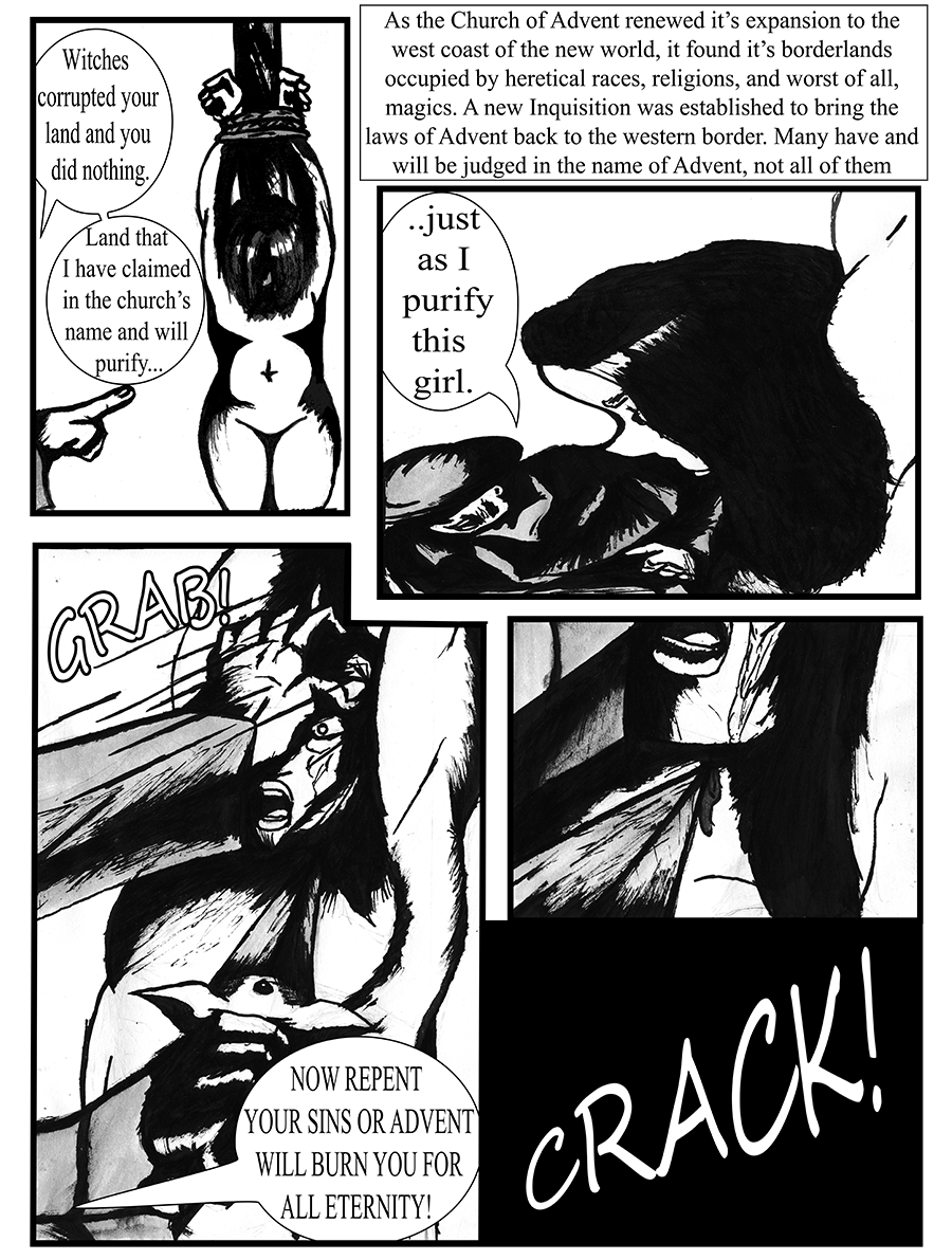 The Church of Advent marches across the continent of Erin punishing the guilty and innocent alike.