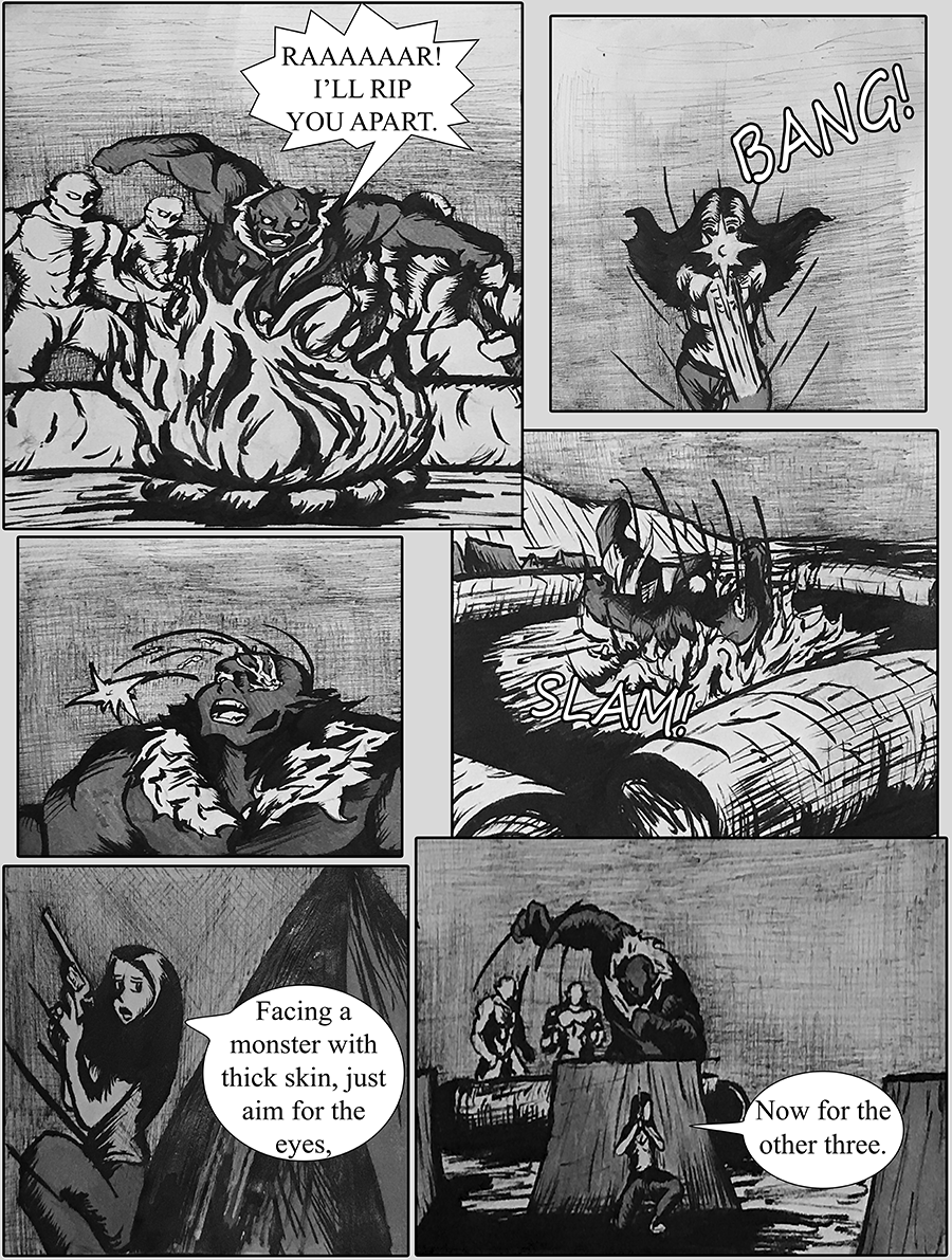 Kiera takes on the Juggernauts that have attacked her sisters.