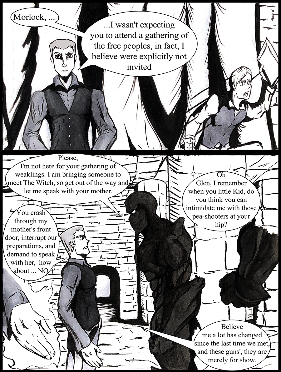 Glen and Morlock have a stand off.