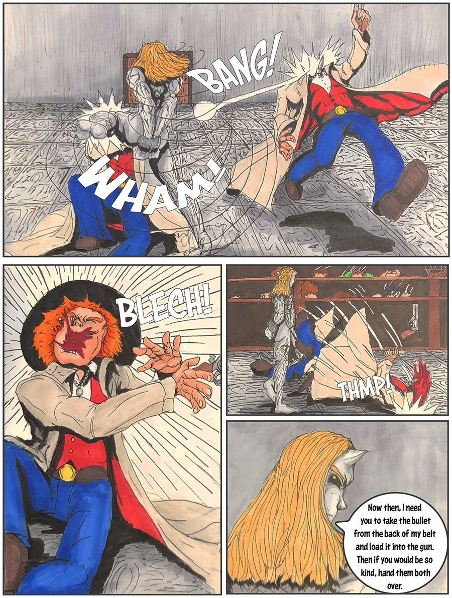 Arkland defeats both Inquisitors with surprising ease.